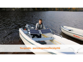 06 - Torqeedo - aurinkopaneelin käyttö